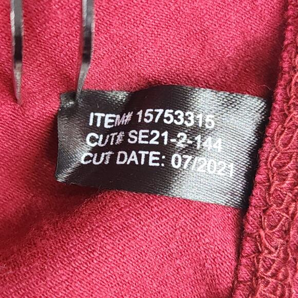 Torrid Pants Womens Size 1 1X 14-16 Red Pull On Mid Rise Leggings Ankle Stretch - Picture 4 of 9